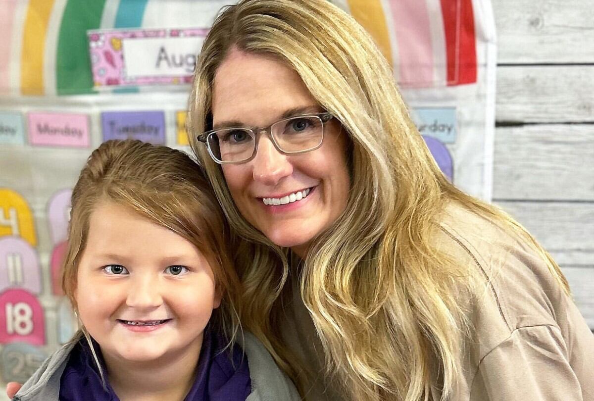 Sarah Fiacco posó para una foto con Olivia, de 6 años. (Sarah Fiacco)