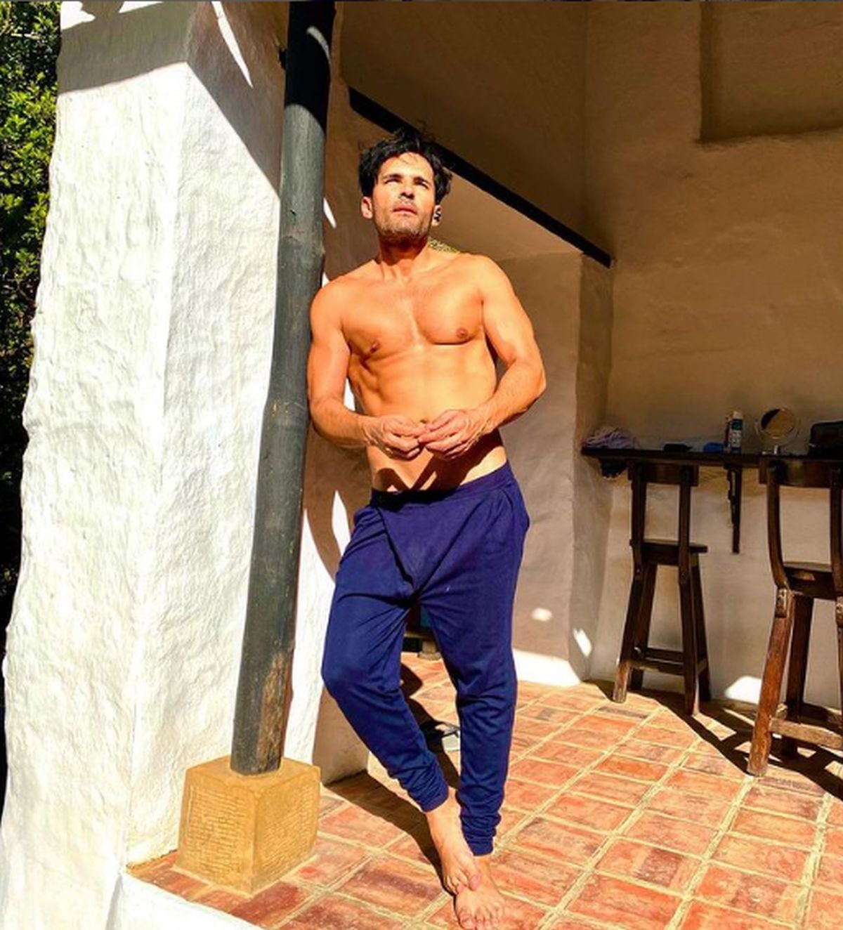 Fabián Ríos practica bastante ejercicio para mantener su musculatura (Foto: Fabián Ríos / Instagram)