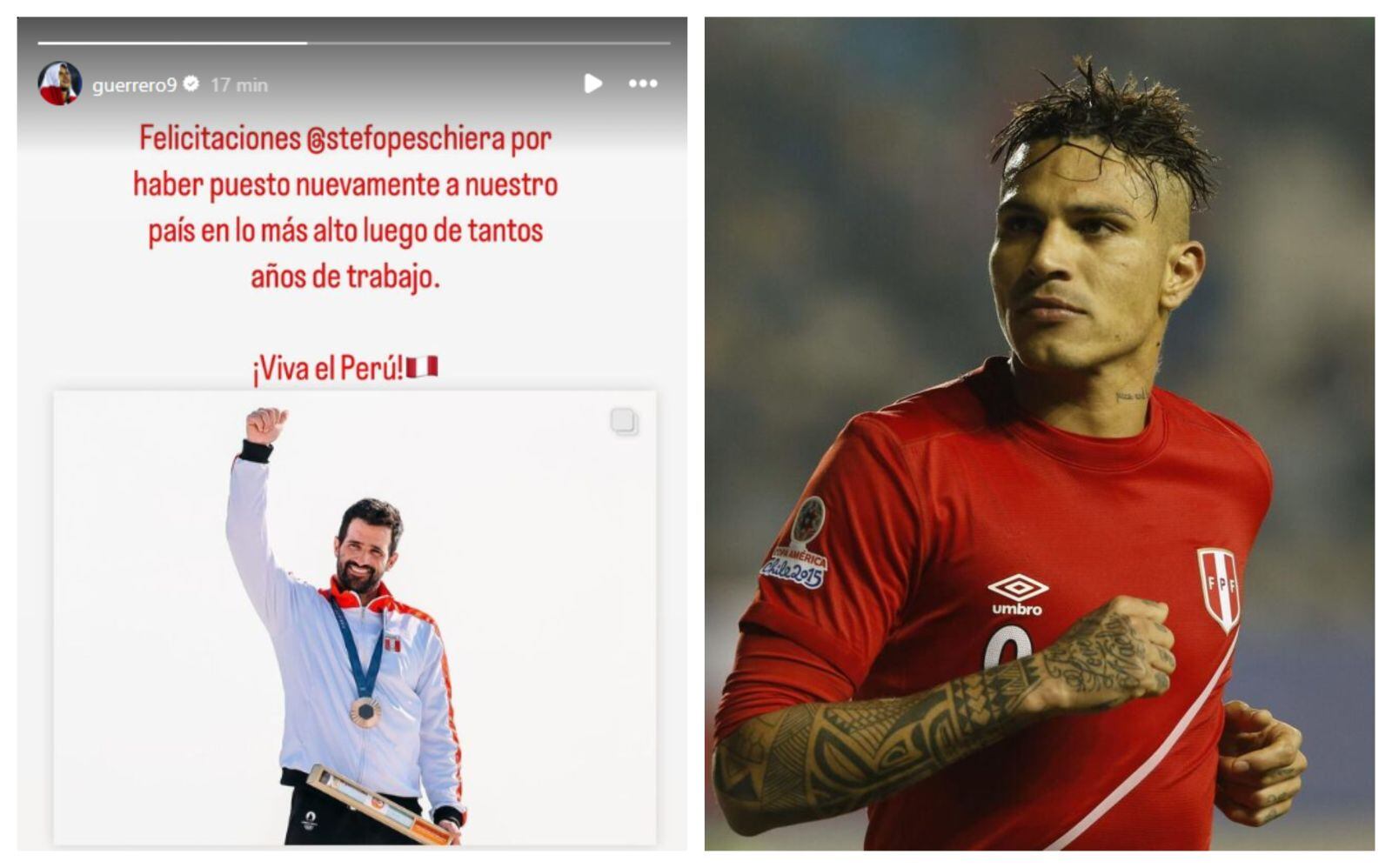 El goleador histórico de la blanquirroja se pronunció tras la medalla de bronce obtenida en París 2024 por parte del velerista nacional.