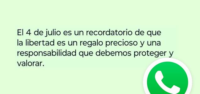 Frases para WhatsApp por el Día de la Independencia de EEUU