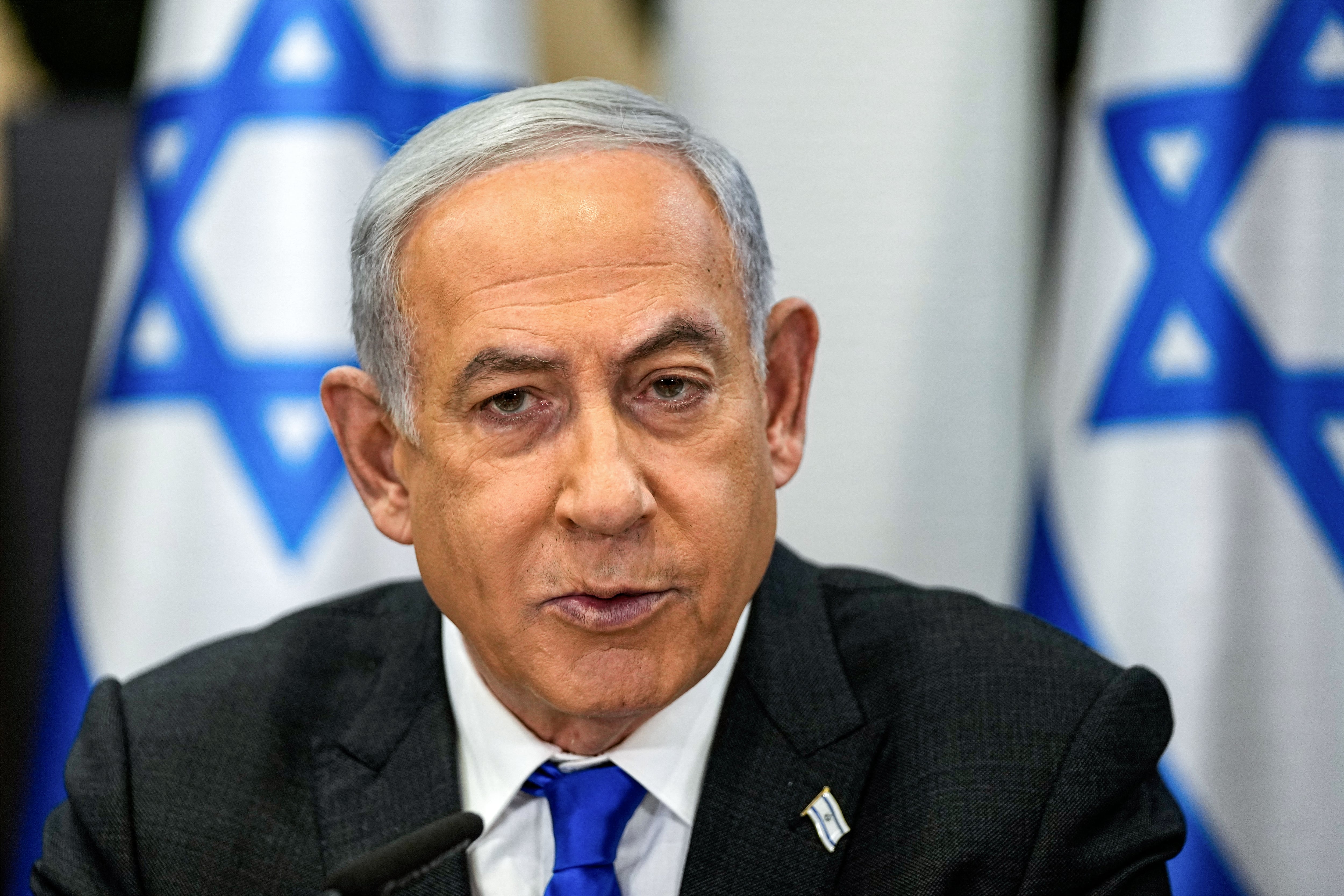 El primer ministro de Israel, Benjamin Netanyahu. (Foto de Ohad Zwigenberg / POOL / AFP)