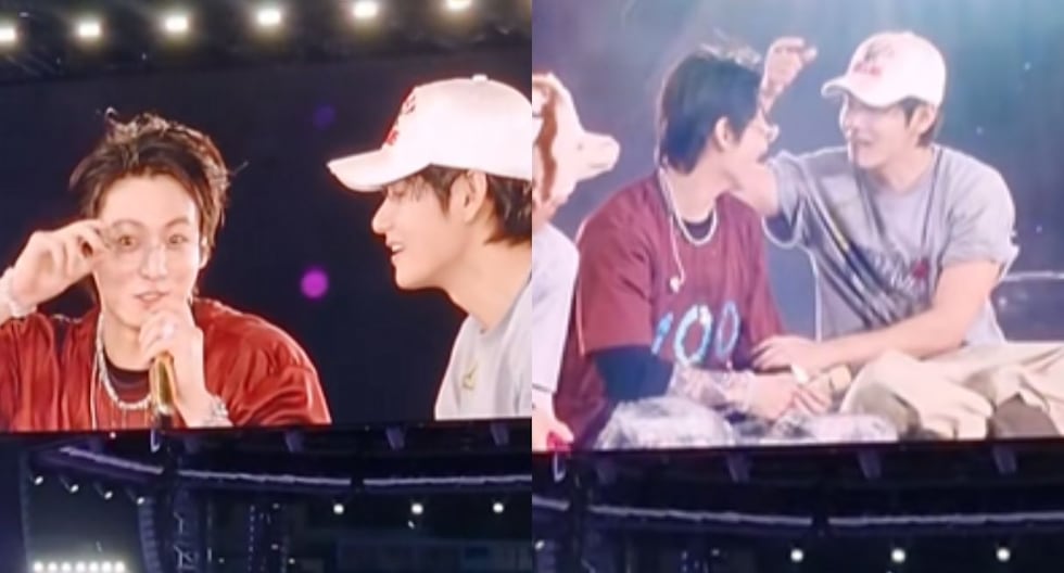 BTS en Perú: V “peruaniza” a Jungkook y le enseña un popular brindis