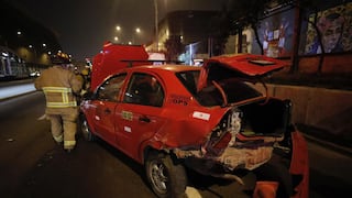 La Victoria: accidente vehicular deja tres personas heridas en la Vía Expresa | VIDEO