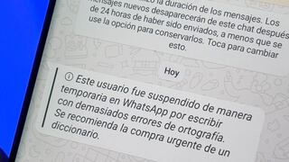 ¿Vas a perder tu cuenta? Cuidado con el mensaje “este usuario fue suspendido” en WhatsApp