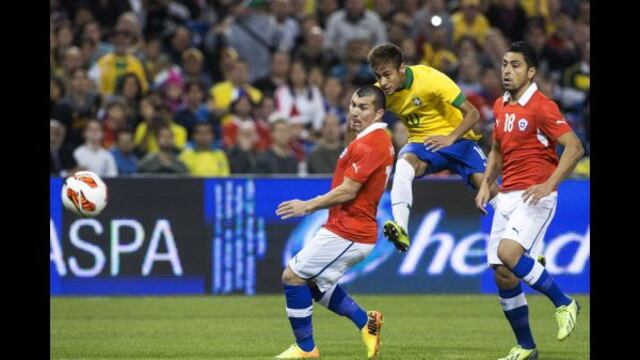 Brasil con Neymar cerró temporada con un convincente 2-1 sobre Chile