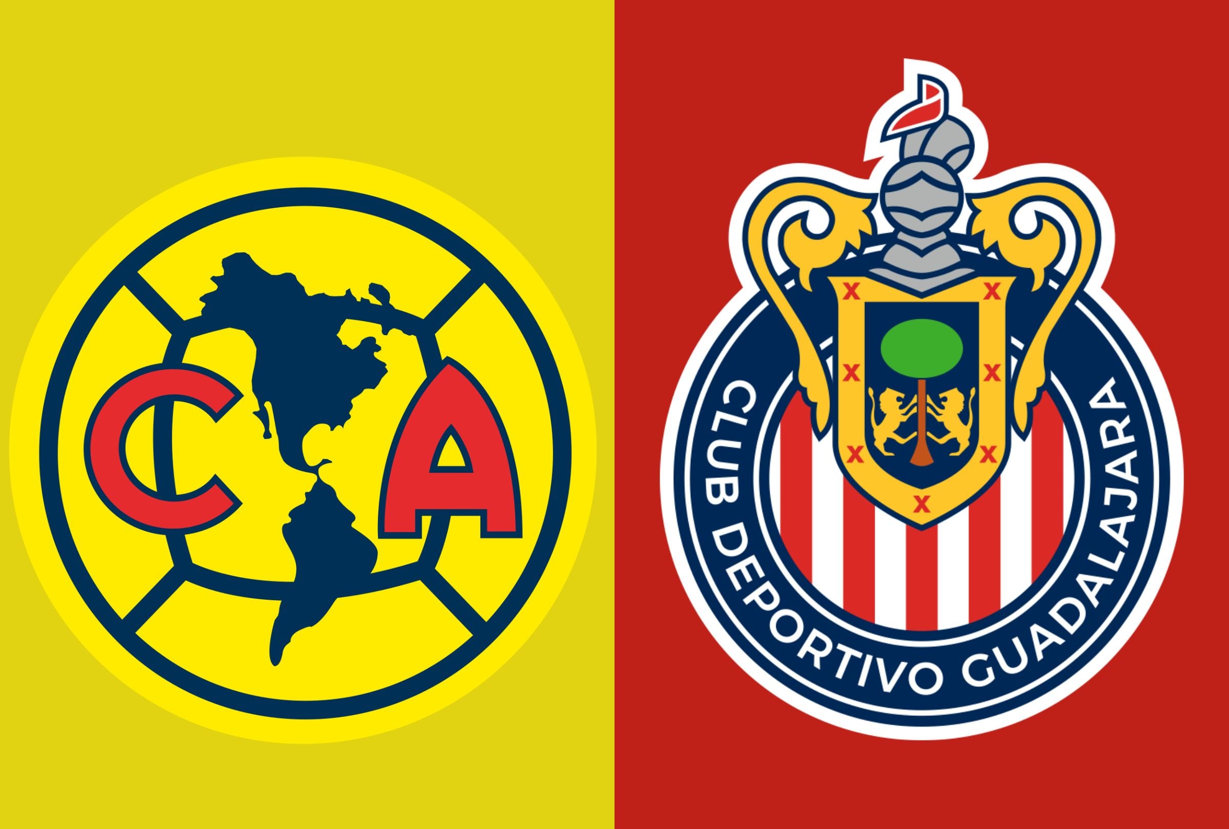 El Clásico Nacional entre América vs Chivas en vivo se juega este sábado 13 de septiembre, a partir de las 9:15 p.m. (CDMX) desde el Estadio Ciudad de los Deportes. (Foto: Composición Mag)