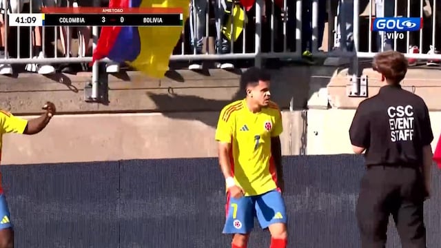 Ya es goleada: ‘Lucho’ Díaz marca el 3-0 de Colombia sobre Bolivia en partido amistoso | VIDEO
