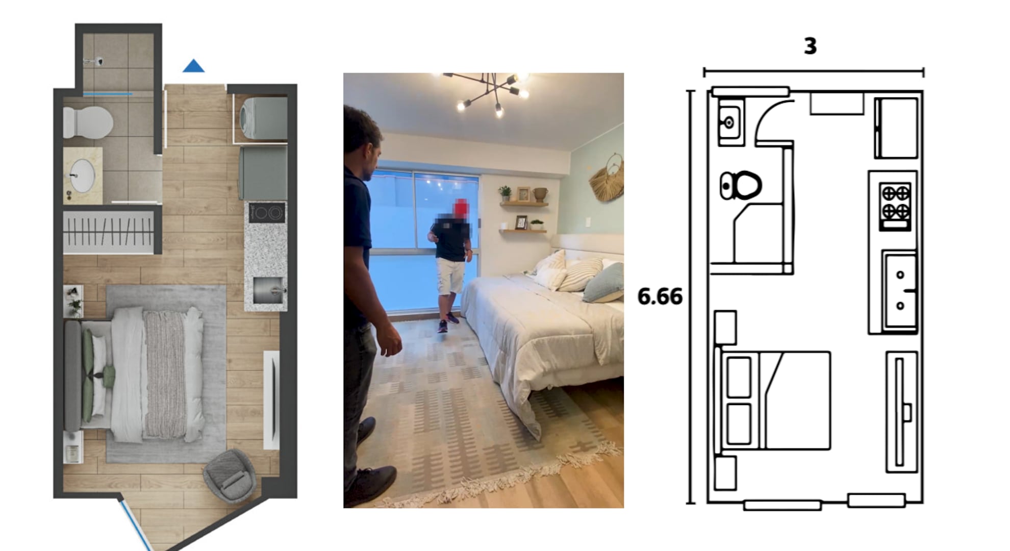 ¿Podrías vivir en un área de solo 20 m²? Conoce el departamento más compacto de Lima que está en venta