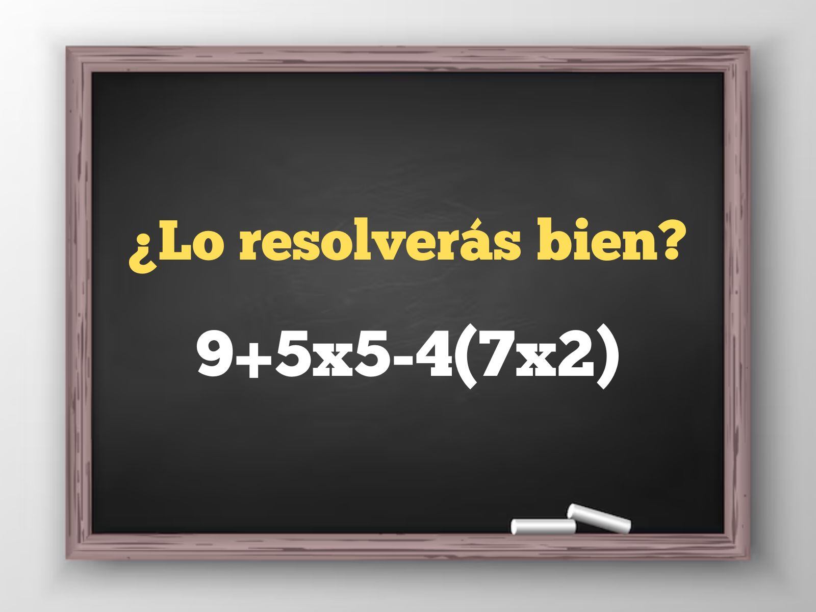 Reto matemático: Necesitas estar enfocado en este enunciado para resolverlo correctamente. (Creación: Mag)