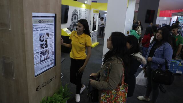 FIL Lima 2023: Las portadas del stand interactivo de El Comercio  