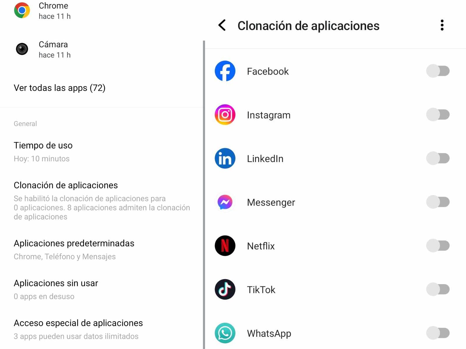 VIVO | Solo de esta forma podrás clonar apps. (Foto: Depor - Rommel Yupanqui)