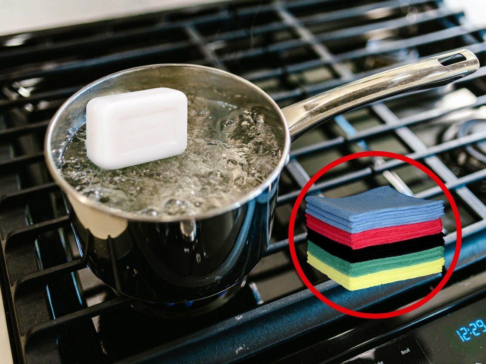 TRUCOS CASEROS | Este es el 'consejo de la abuela' y uno de los métodos más efectivos para dejar impecables tus trapos de cocina. (Foto: Composición / RDNE Stock project en Pexels)
