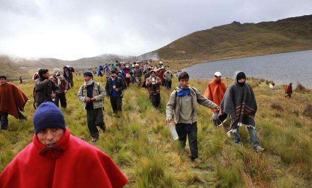 Minera Yanacocha trató de sacar adelante el proyecto Conga por todos los medios, llegando a adelantar US$1.500 millones de un total de US$4.800 millones. (Foto: Archivo/El Comercio)
