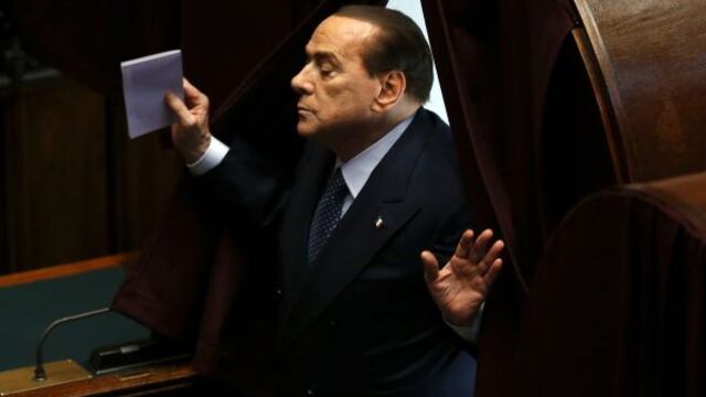 Italia: votación que podría expulsar a Berlusconi del Senado será pública