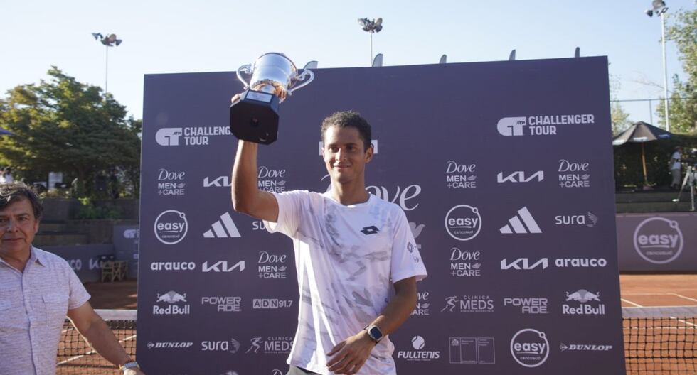 Juan Pablo ha competido en ocho torneos, incluida la Copa Davis, con un total de catorce partidos, y tiene un balance de seis victorias y ocho derrotas. (Foto: Milko Ulloa / Challenger de Santiago)