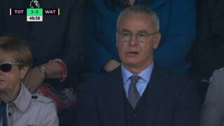 Ranieri fue captado observando un partido de Premier League
