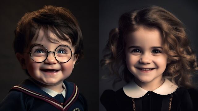 Harry Potter: cómo serían los magos más conocidos de bebés, según una IA