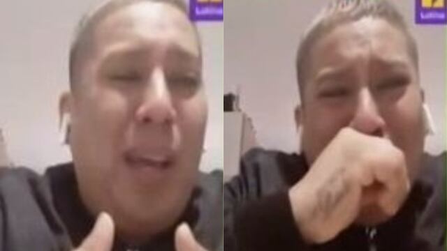 Luisito Caycho llora y pide a su madre que cuide a sus hijos si él no regresa de España por coronavirus