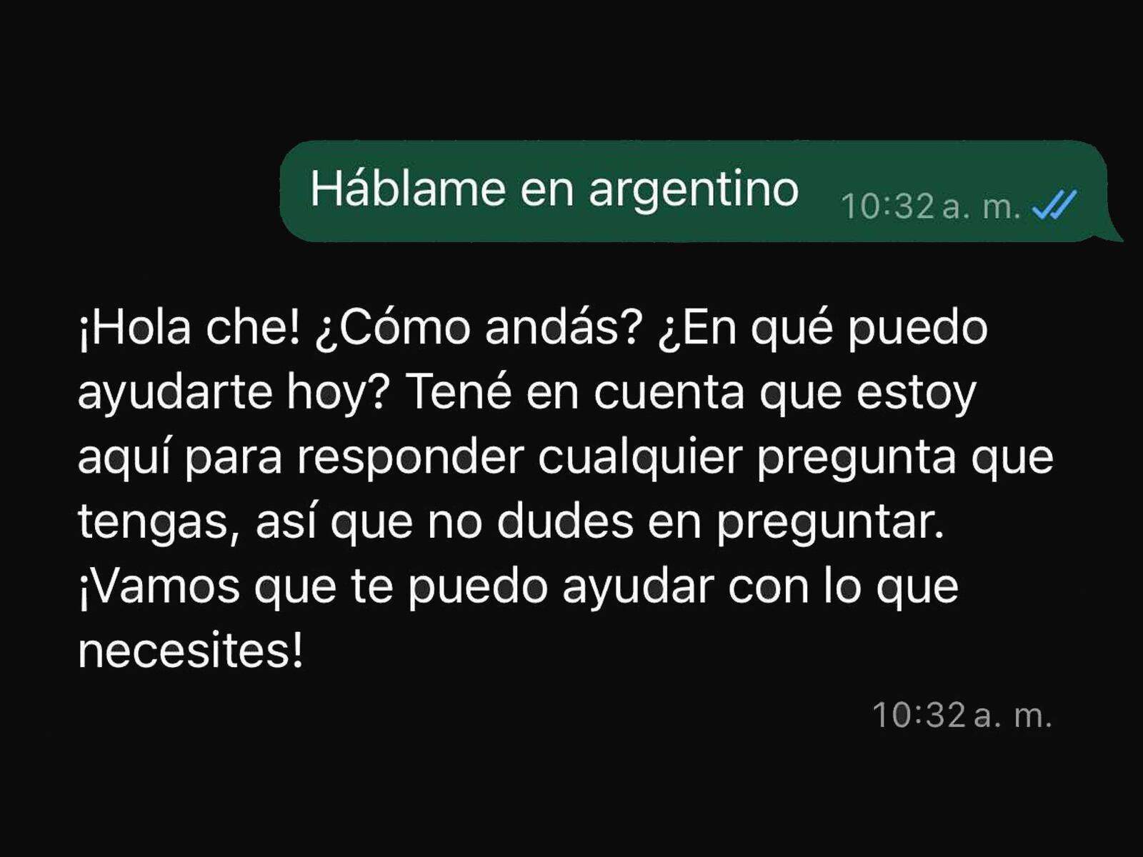 WHATSAPP | Esta es la respuesta insólita de Meta AI. (Foto: MAG - Rommel Yupanqui)