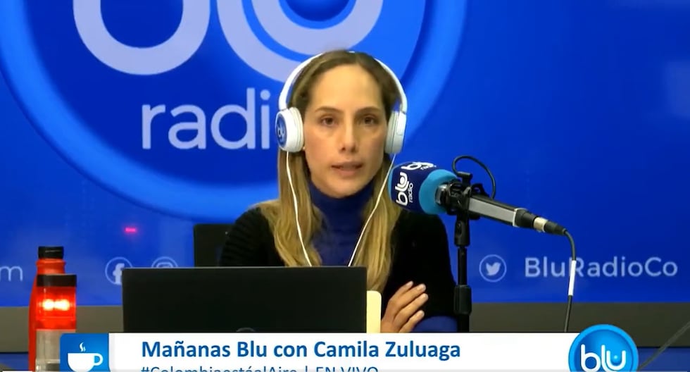 Camila Zuluaga: la periodista que le dijo en una carta a Gustavo Petro que “un fanático seguidor suyo” publicó un video de su familia. Foto: Captura Video Twitter @ZuluagaCamila