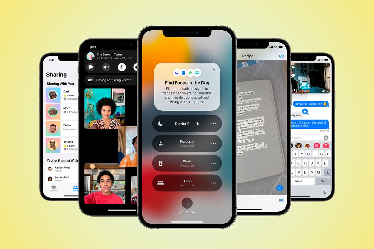 De esta forma lucirá el nuevo iOS 15 en tu dispositivo de Apple. Además ya puedes instalar el software en fase beta. (Foto: APple)