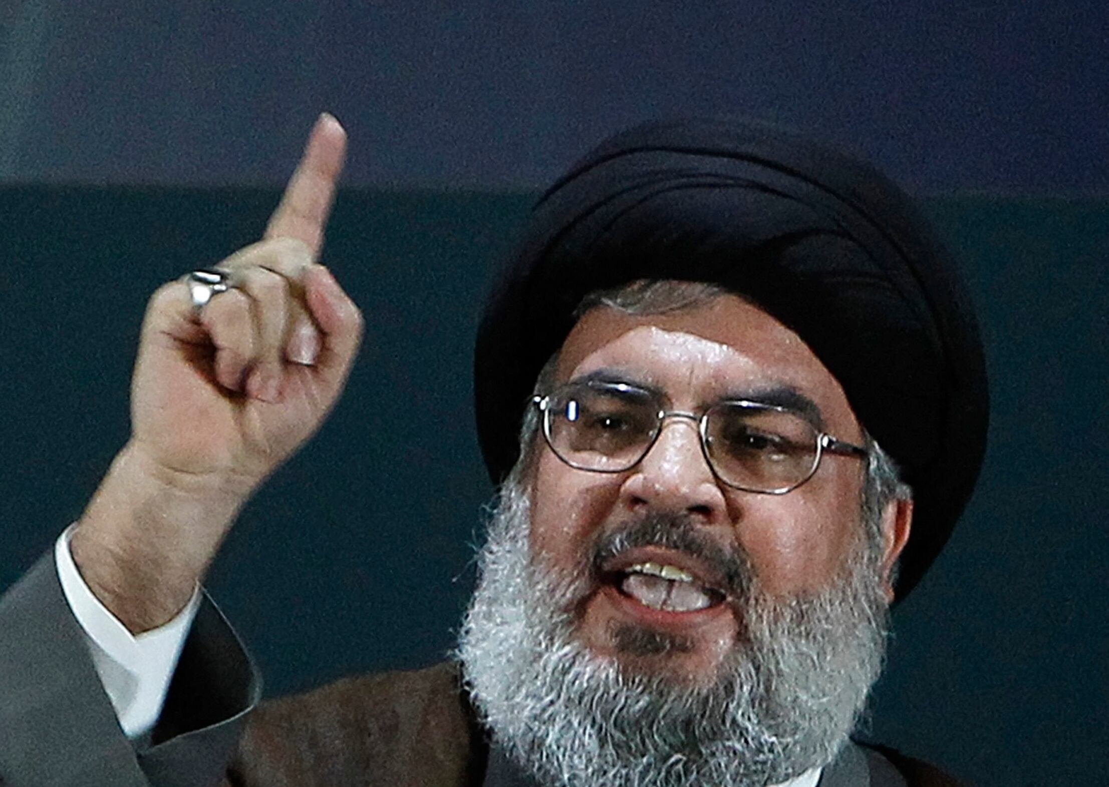 El jefe de Hezbolá, Hassan Nasrallah el 2 de agosto de 2013. (Foto de ANWAR AMRO / AFP)