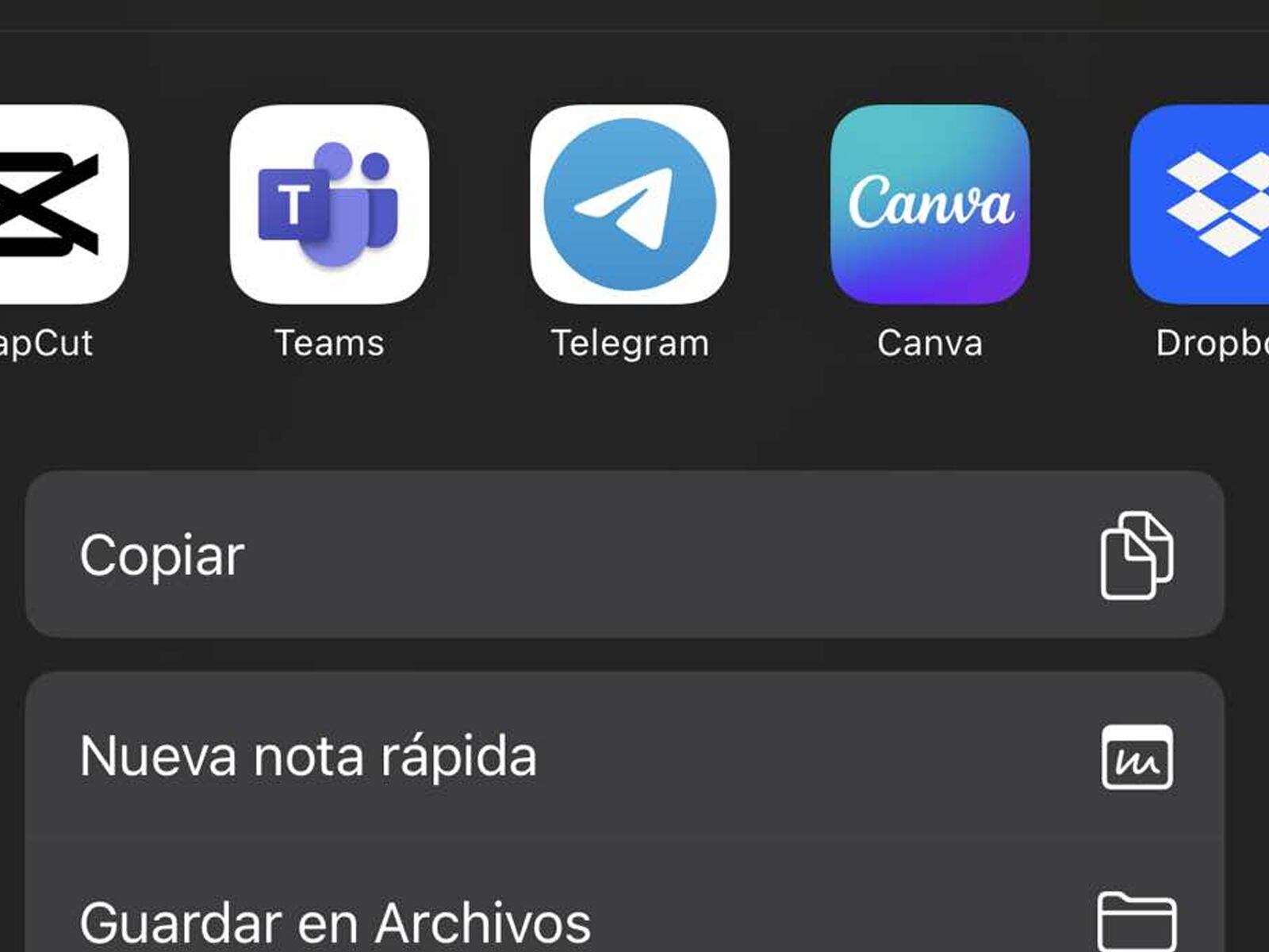 WHATSAPP | En este punto presiona en Telegram. (Foto: MAG - Rommel Yupanqui)