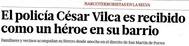 El Comercio siguió el caso y estuvo en la llegada del féretro de César Vilca a su barrio limeño del distrito de San Martín de Porres. (Foto-titular: GEC Archivo)   
