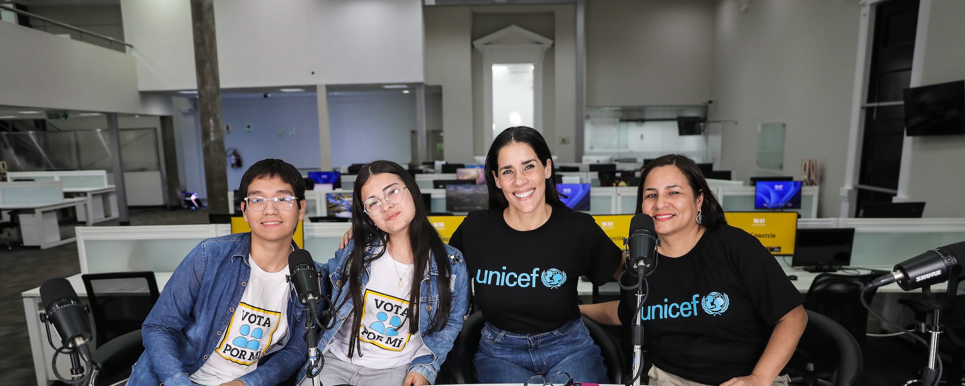 El Comercio y Unicef lanzan videopodcast de la campaña “¡Vota por mí!” para amplificar las demandas de los escolares rumbo a Elecciones 2026