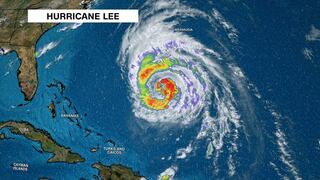 Bermudas sufre un importante apagón por el huracán Lee y experimenta fuertes vientos