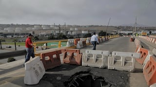 Puente Conchán: así fue su clausura temporal por Rutas de Lima tras hundimiento en la vía