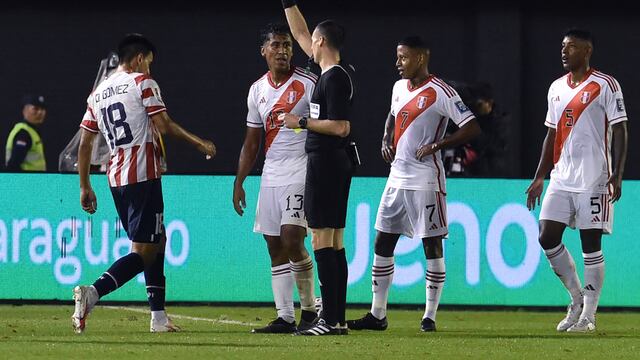 Perú vs Paraguay: Luis Advíncula fue expulsado por doble amarilla en debut de la blanquirroja | VIDEO
