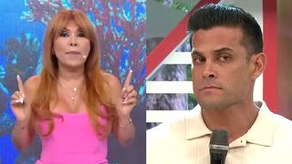 Magaly Medina revela que Christian Domínguez le escribió a su reportera para saber si el ampay era suyo