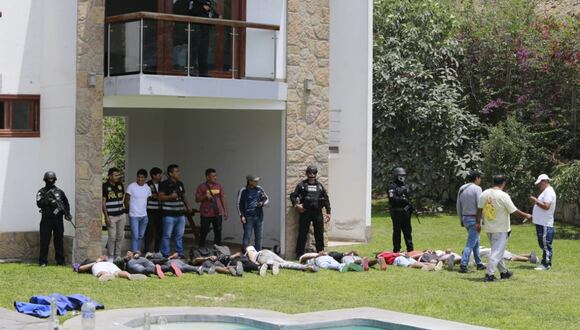 El último 21 de noviembre Policía detuvo a 28 personas en un búnker de Pachacámac. (Foto: GEC)