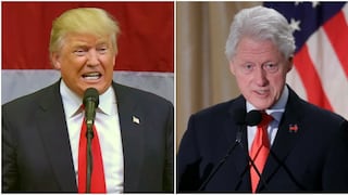 Bill Clinton y Trump: viejos conocidos, revelan documentos