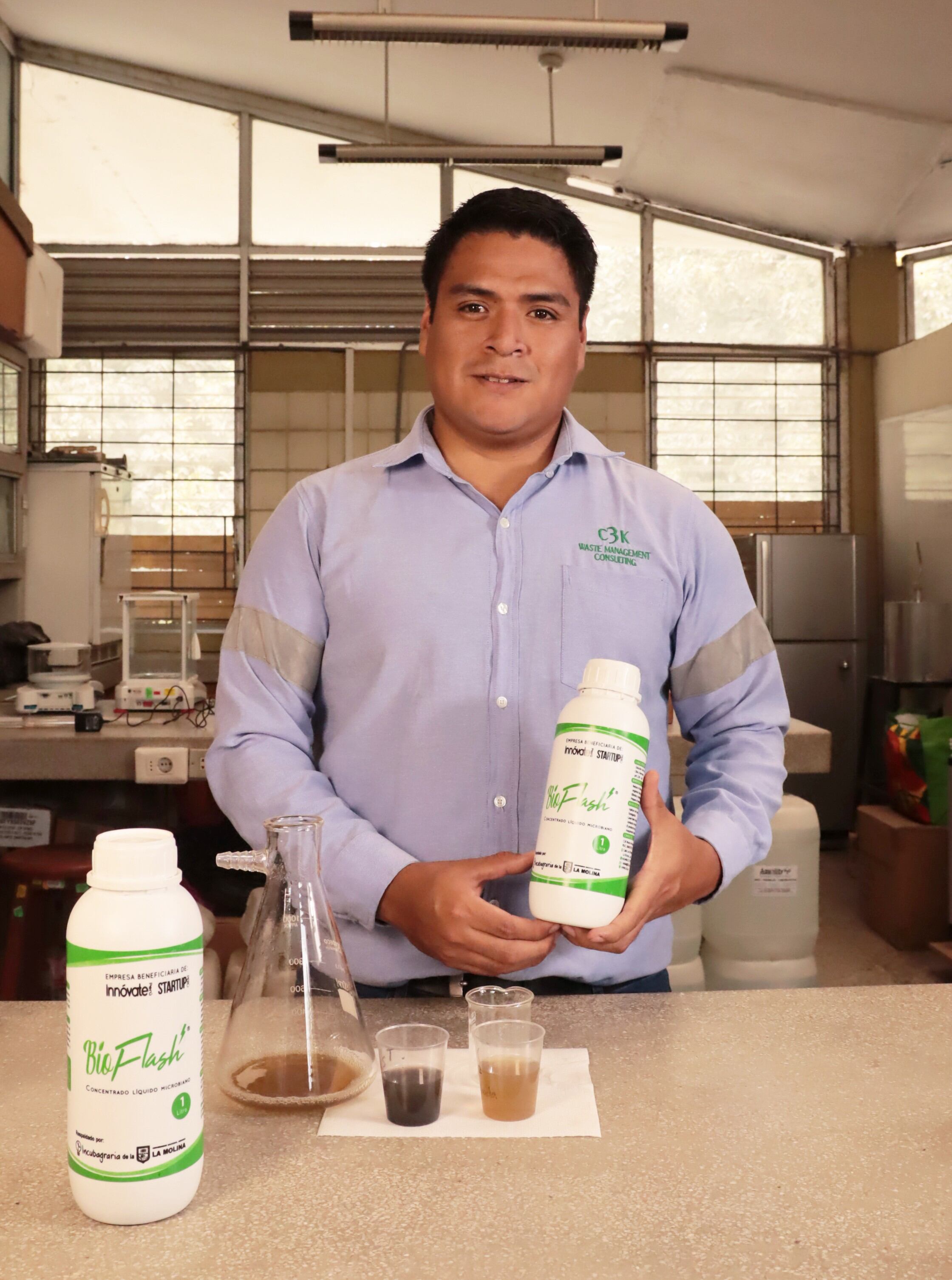 Bioflash ha transformado más de 10.000 toneladas de residuos trabajando principalmente con empresas privadas del sector agroindustrial y perucario.