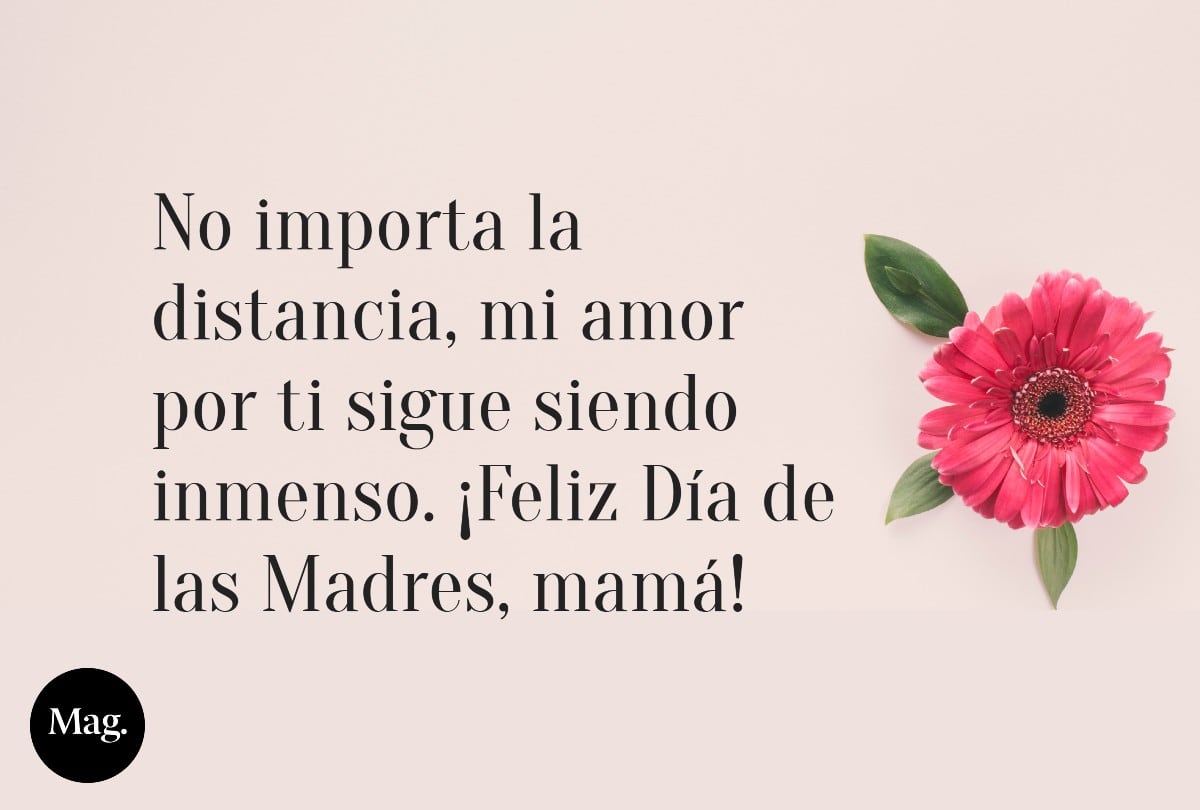 Si buscas frases para felicitar a mamá a la distancia en el Día de las Madres en México, aquí encontrarás las mejores para este 10 de mayo. | Crédito: Mag / Freepik