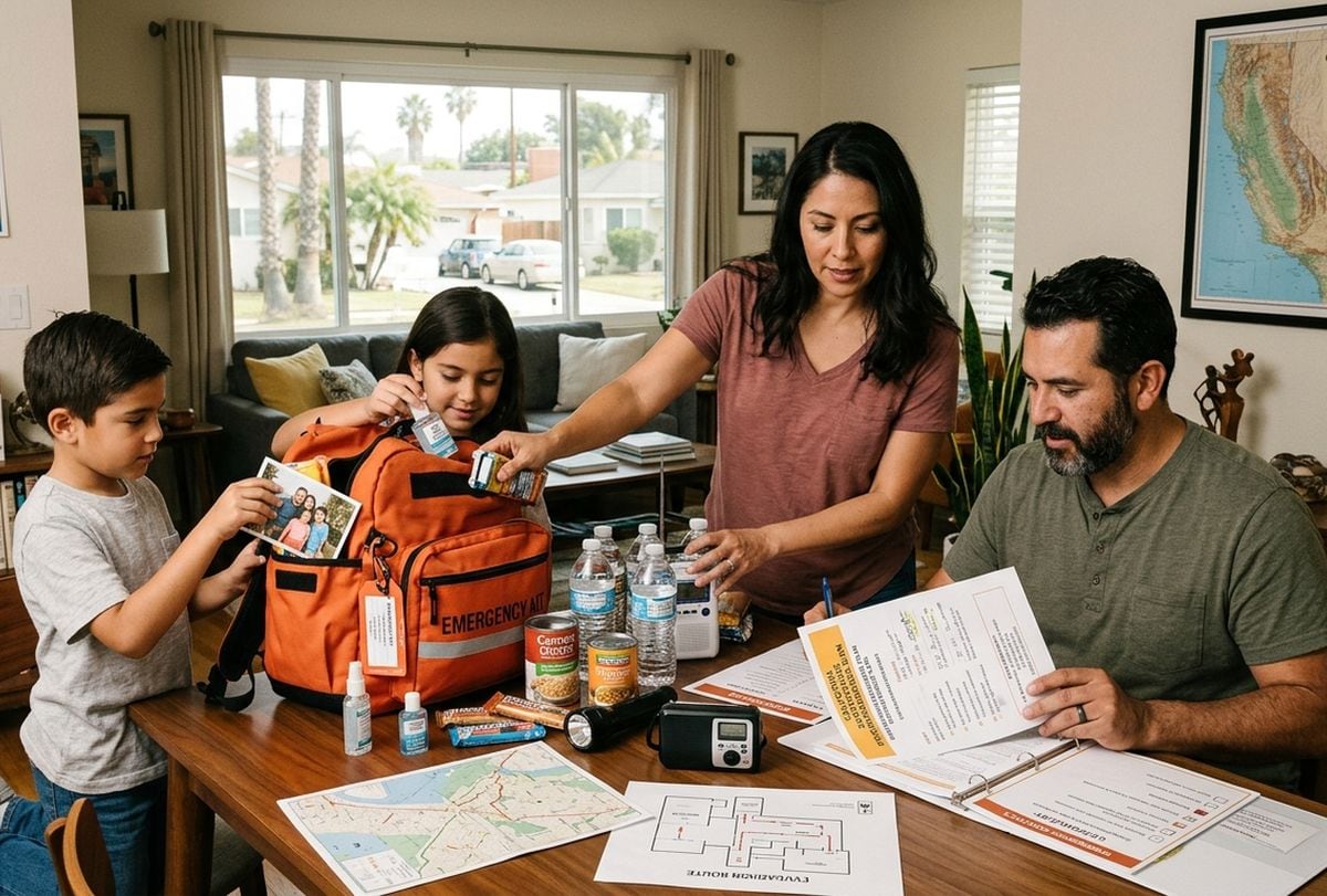 Temblor en California: cómo armar un plan familiar y tu mochila de emergencia