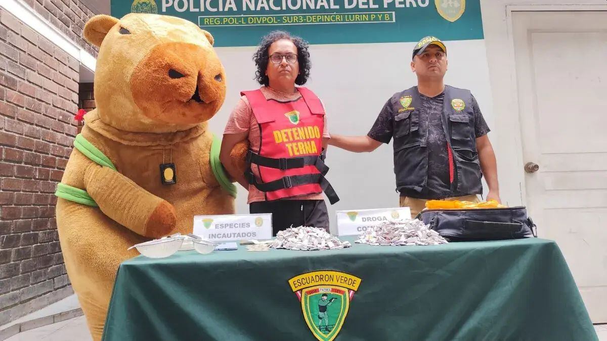 Luego de persuadirlo para que abra la puerta y reciba su supuesta sorpresa por el Día de San Valentín, otros efectivos ingresaron a la vivienda para reducirlo y proceder a llevarlo a una dependencia policial. (Foto: PNP)