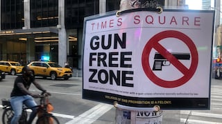 Nueva York dispone la prohibición de armas de fuego en Times Square