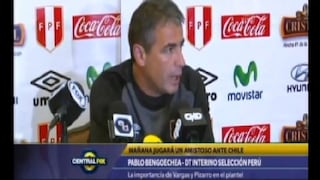Pablo Bengoechea, "técnico interino de Perú", según FOX Sports