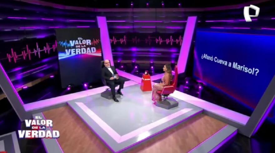 Pamela López respondió que Christian Cueva intentó afanar a la cantante Marisol. (Foto: Captura de video)