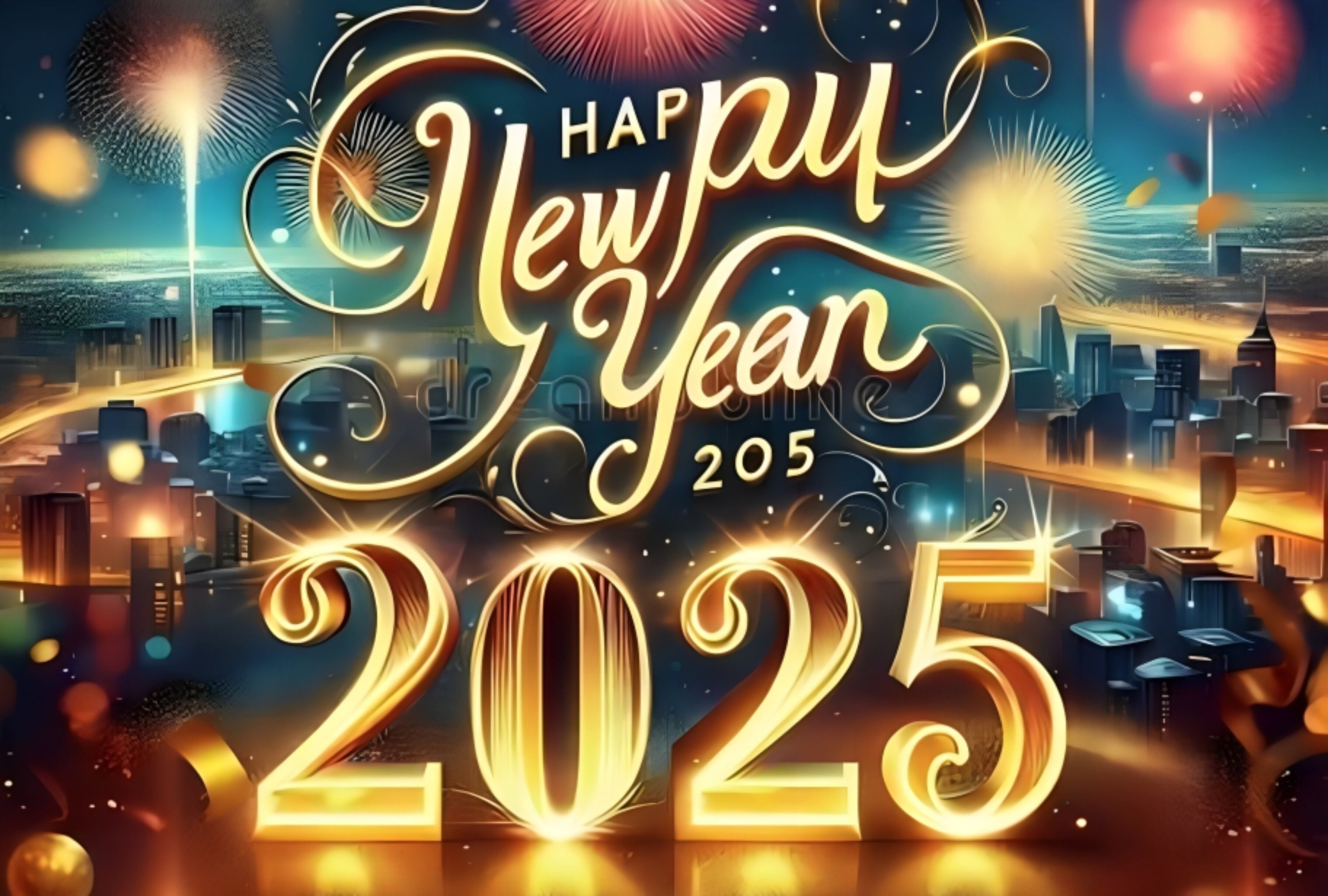 Comparte una de estas 10 tarjetas en el Año Nuevo 2025 y dedícale un mensaje especial en este fin de año a quien más desees. (Foto: Pinterest.com)