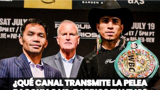 ¿Qué canal de TV transmitió la pelea de boxeo Pacquiao vs. Barrios del sábado 19 de julio 2025?