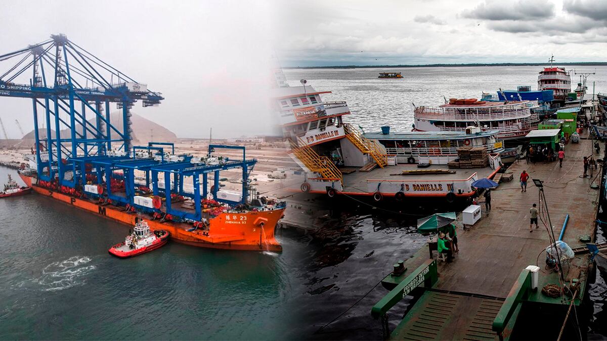 Estos son los 4 países que se favorecerán de la nueva ruta que conectará al océano Pacífico con el Atlántico | Composición: Andina / EFE