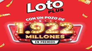 Resultados de Loto Plus: revisa aquí los números y sorteo del miércoles 18 de enero