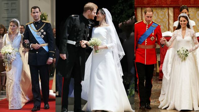 Bodas reales: así fueron los vestidos de novia de estas 'royals'| FOTOS