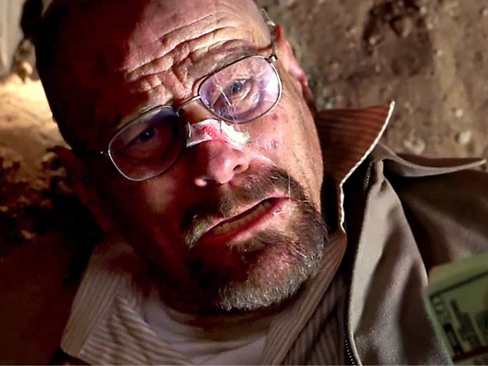 Bryan Cranston interpreta a Walter White en todas las temporadas de "Breaking Bad". ¿Recuerdas qué le pasaba en esta escena? (Foto: AMC)