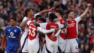 Volteada emocionante: mira los goles de Arsenal vs. Leicester City (4-2) por Premier League | VIDEO