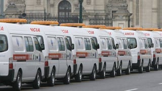 Nuevas ambulancias adquiridas por el Gobierno serán distribuidas desde julio